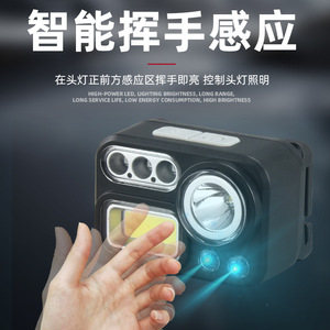 Headlamp Rechargeable Led 1200 Maha White Light Outdoor Camping Mountaineering Cycling - Product Image 4