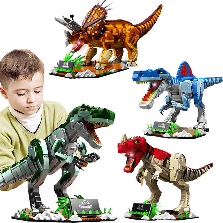 Hobbyist DIY2116PCS Triceratops Ceratosaurus Spinosaurus