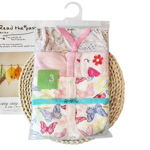 婴儿<span class=keywords><strong>3</strong></span>件/包连身衣紧身衣棉连身衣混合设计新生儿睡衣 - Product Image 3