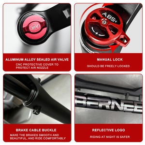 Bernee Air Front Suspension Fat 26 Inch Aluminium Alloy Luchtvork 130mm Veerweg Schokdemper 4.0 Fat Tire Vork Fietsaccessoires - Product Image 6