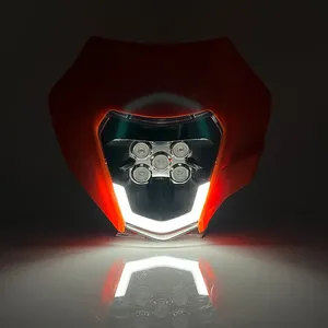 Para <span class=keywords><strong>KTM</strong></span> EXC SX <span class=keywords><strong>Duke</strong></span> <span class=keywords><strong>125</strong></span> 250 300 piezas de motocicleta LED Enduro faro placa carenado para Motocross <span class=keywords><strong>Super</strong></span> Moto Dirt Lighting - Product Image 6