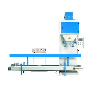 Automatic 5kg 25kg 30kg 50kg Rice Bean Wheat Grain Feed Peanuts Bagging Packing Machine With 300-400 Bag/hour Packaging Machine