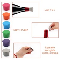 Bouchons de bière personnalisés de qualité alimentaire couvercles de bouteilles de vin étanches accessoires de vin cadeau couvercle de bouteille réutilisable bouchon de vin en silicone