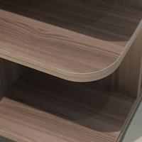 Ensemble de table de présentation imbriquée en bois pour boutique de vente au détail d'étagères à vêtements de mode pour boutique de vente au détail d'étagères pour vêtements