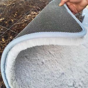 Hiện đại phương tây phong cách Fluffy Polyester rug trừu tượng cổ điển Thỏ lông thảm chất lượng tốt sống văn phòng du lịch máy làm - Product Image 3