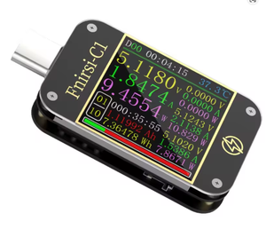 FNIRSI-C1 Type-C PD триггер USB-C Вольтметр Амперметр Тестер светодиодный дисплей протокол быстрой зарядки для <span class=keywords><strong>Power</strong></span> <span class=keywords><strong>Bank</strong></span> ПК программное обеспечение - Product Image 1