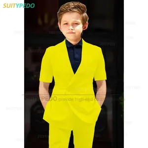 Ensemble de pantalons pour garçon élégant Activités scolaires Tenues formelles <span class=keywords><strong>Costume</strong></span> pour enfants pour fête de mariage Costumes de photographie d'anniversaire d'enfant - Product Image 5