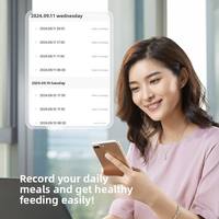 Distributeur automatique de nourriture pour animaux de compagnie avec caméra, distributeur automatique de nourriture pour chats et chiens avec surveillance vidéo, alimentation programmée pour chats et chiens