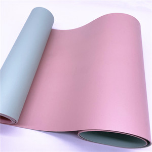 BY8015 sintético 1,8mm cuero de doble cara tapicería de PVC muebles silla bolsos CARTERAS CINTURONES zapatos pendientes sofá lazos para el cabello - Product Image 1