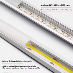 Profilé en aluminium encastré pour lumière LED Extrusion <span class=keywords><strong>de</strong></span> plaques <span class=keywords><strong>de</strong></span> plâtre Plafond en aluminium Cloisons sèches <span class=keywords><strong>Rail</strong></span> d'angle en aluminium Profilé à LED léger en aluminium - Product Image 4
