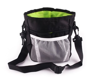3 façons de porter une poche d'entraînement pour friandises pour petits chiens, transporte facilement les jouets pour animaux de compagnie, matériau en nylon, friandises, distributeur de sacs à crottes intégré - Product Image 5