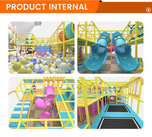 <span class=keywords><strong>Parque</strong></span> Infantil Interior Comercial EPARK con Trampolín, Toboganes Interactivos Grandes y Piscina de Pelotas para <span class=keywords><strong>Parque</strong></span> de Trampolines - Product Image 3