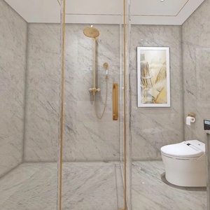 Dalle de marbre naturel blanc poli pour usage intérieur de villa : mur, escalier, <span class=keywords><strong>seuil</strong></span>, lavabo, panneau de <span class=keywords><strong>douche</strong></span>, rebord de fenêtre - Product Image 5