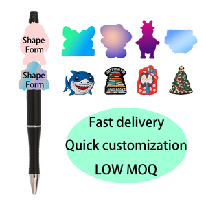 Free Custom <strong>Silicone</strong> <strong>Beads</strong> Colorful Pattern Irregular Shape for Pen <strong>Beads</strong> Book Printed Focal Wholesale Fujian Origin - Product Image 1
