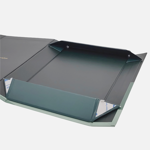 Caja de regalo de cartón rígido personalizada de alta calidad, Material Kraft reciclado con Cierre magnético para bebidas energéticas de té, laminación mate - Product Image 4