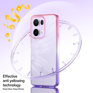 Soonleader Gradient Hybrid Clear Frosted Translucent TPU Hard PC Matte Back Cover Phone Case pour OPPO Reno 13/13 Pro Model - Product Image 2