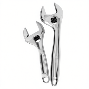 Jeu de clés à molette réglables 8 et 10 pouces en acier au chrome vanadium pour réparation mécanique - Product Image 2