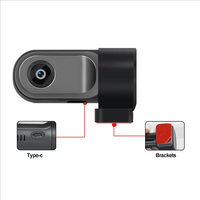 Caméra embarquée HD USB Android ADAS DVR spéciale pour lecteur multimédia, enregistreur vidéo, vision arrière, objectif caché, alliage de zinc