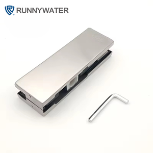 Регулируемая верхняя накладка из нержавеющей стали для стеклянных дверей, прямые поставки с завода - Product Image 5