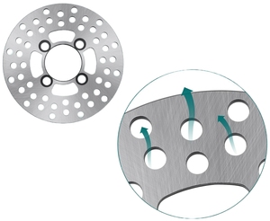 Rotor de Freno de Disco para ATV UTV, para <span class=keywords><strong>Yamaha</strong></span> <span class=keywords><strong>Banshee</strong></span>/Warrior 350, <span class=keywords><strong>Raptor</strong></span> 700/660/250, YFZ450, Blaster 200, Bear Tracker/Big Bear/Bruin - Product Image 1