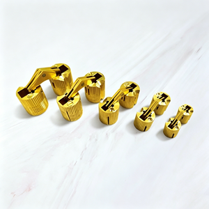 10mm Brass Kitchen Bucket Hinge Modern Eco-friendly Concealed Cabinet Bld-bucket Hinge 180 Degree Opening Full Visibility and - Product Image 1