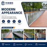 Balustrades de véranda de villa de style ferme moderne en fer forgé avec installation facile, faibles coûts d'entretien et garantie de 5 ans