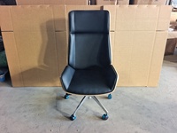 Chaise de bureau de direction haut de gamme, design moderne, confortable, dossier haut, luxe