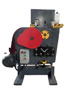 小さなジョイントアングル鉄チャンネル鋼フラット鋼切削せん断多機能パンチングおよびせん断機 - Product Image 1