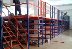 מפעל ייצור גורם ישיר סלילי מזנין מחסן מתלה ריצפת מזנין ריקת מוצרי משקל כבד - Product Image 3