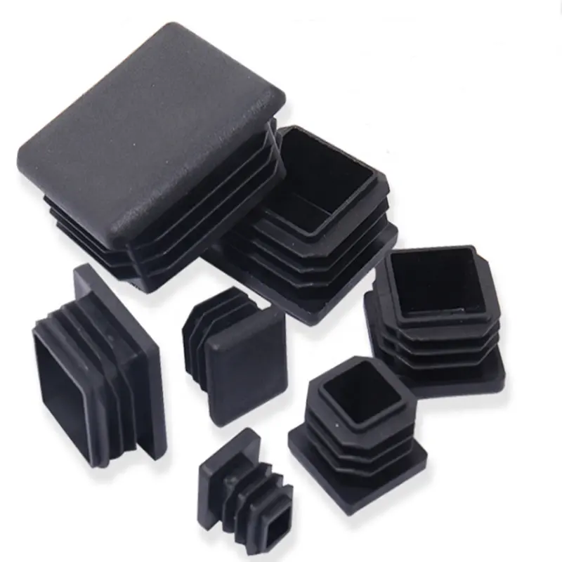 Extruding Plastic Products 30x30 Square Plastic Plug Tubing End Cap  Chair Cap Cover Tube Chair Furniture Insert Finishing Plug