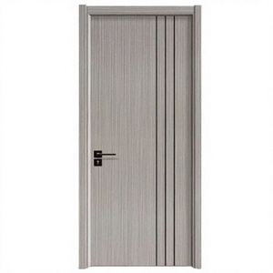 Venta al por Mayor de Fábrica, Puerta WPC con Aislamiento Acústico, Resistente al Agua, Diseño Moderno, Compuesta, para Dormitorio, Hotel, Villa, Excelente Precio - Product Image 3