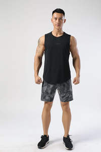 Gilet personnalisé d'été pour hommes, anti-transpiration, sportif, sans manches, haut de performance à séchage rapide, pour l'entraînement - Product Image 2