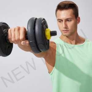Chemise de fitness à séchage rapide pour hommes, vêtements de course à pied pour marathon, veste de fitness sans manches respirante personnalisée - Product Image 6