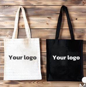 Sac fourre-tout en toile de coton personnalisé en gros avec poche et fermeture éclair, sacs fourre-tout pour femmes avec logo imprimé personnalisé - Product Image 1