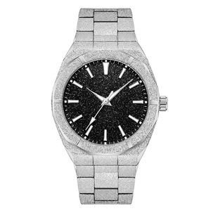 Reloj de pulsera de cuarzo para hombre, elegante, orientado a los negocios, lujoso, con diseño de cielo estrellado, resistente al agua, con correa de acero. - Product Image 4