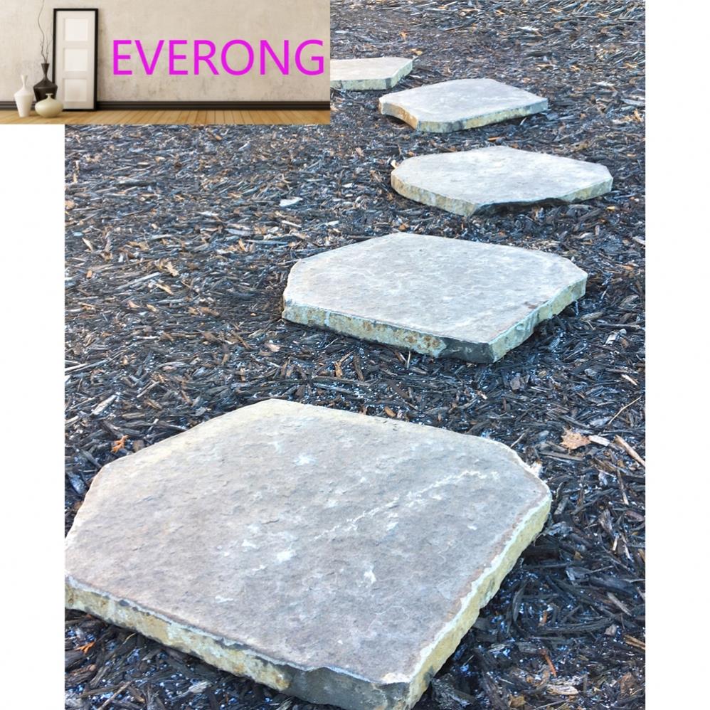 Grey Natural Machine Cut Flamed Stone Step Basalt Paving Stones for Garden Yard Park Sidewalk Driveway