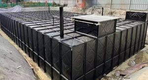 カスタマイズ可能なステンレス製BDF埋設水槽、ポンプ室一体型地下家庭用貯水槽 - Product Image 5