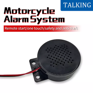 Fabrika toptan 12V DC motosiklet tek yönlü sesli konuşma motosiklet siren hoparlör alarme <span class=keywords><strong>alarm</strong></span> sistemi güvenlik sistemi - Product Image 2