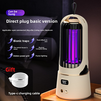 Tueur de moustiques électrique intelligent avec minuterie AI, affichage numérique, piège à insectes multifonctionnel pour usage domestique en intérieur
