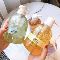 Gel Douche Hydratant Parfumé aux Fleurs Séchées Naturelles Personnalisé pour Soins Corporels – Vente en Gros