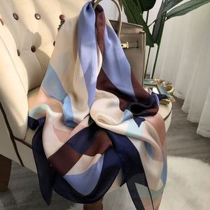 Elegant Mulberry Long Shawl <b>Large</b> Size Anti-Uv Sunscreen Soft Smooth Luxury Silk <b>Scarf</b> for Ladies Casual Party Travel - Product Image 4