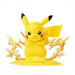 GoCard Playism Pikachu Figurine d'action d'anime en plastique Figurines et jouets Cadeau pour la fête des enfants du Japon Petite taille - Product Image 1