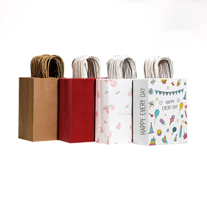 Sac en papier écologique PACK, faible MOQ, sac en papier kraft, Bolsa De Kraft pour la nourriture à emporter, impression de lamination pour les sushis avec logo personnalisé - Product Image 2