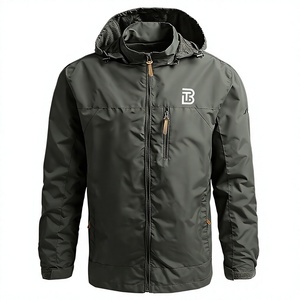 High Quality Custom Design <b>Men's</b> Breathable <b>Poncho</b> Rainwear Windproof and Warm Outdoor Jacket for Rainy Days - Product Image 1