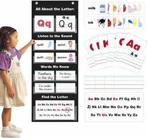 Tabla de Letras Educativa para el Aula, Herramienta de Aprendizaje Temprano del Alfabeto y Palabras, para Suministros de Enseñanza - Product Image 2