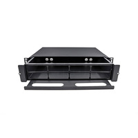 MPB Fixted Type 1U 19 pouces Rack Mounted 192cores MPO Panneau de brassage haute densité disponible pour 4 cassettes de module MPO