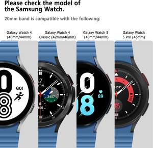 No Gap Sport Loop-correa de hebilla ajustable, bandas magnéticas de silicona para Samsung <span class=keywords><strong>Galaxy</strong></span> <span class=keywords><strong>Watch</strong></span> 4 <span class=keywords><strong>Watch</strong></span> 5, 40mm, 44mm, 42mm, 46mm Pro <span class=keywords><strong>LTE</strong></span> - Product Image 5