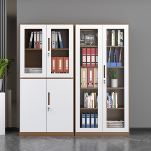 Thép Chất lượng cao nội thất văn phòng với cửa kính hồ sơ tài liệu kệ kim loại Tủ hồ sơ - Product Image 6