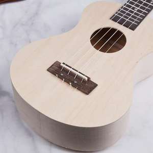 Ukulele en bois à faire soi-même, couleur bois, non fini, jouet musical pour enfants, mini ukulele, guitare jouet, instrument de musique éducatif, jouet pour enfants - Product Image 3