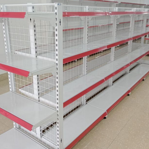 Bán buôn giá rẻ tùy chỉnh kệ đa cấp kim loại kệ hiển thị nhà bếp Snack cửa hàng tạp hóa cửa hàng sân bay siêu thị kệ - Product Image 1